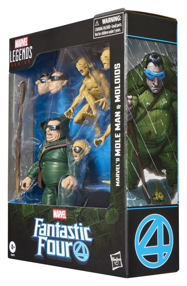 Fantastic Four Marvel Legends Actionfiguren 3er-Pack Marvel's Mole Man & Moloids 15 cm