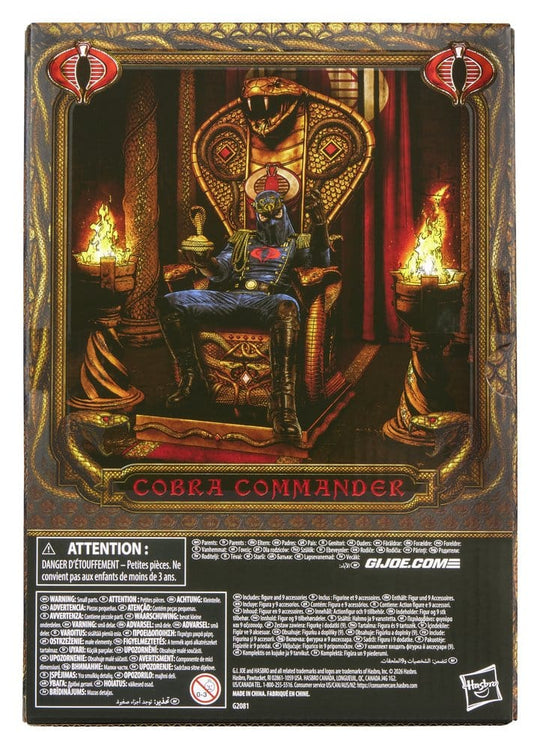 G.I. Joe Classified Series Actionfigur Cobra Commander in Dress Uniform & Throne 15 cm
