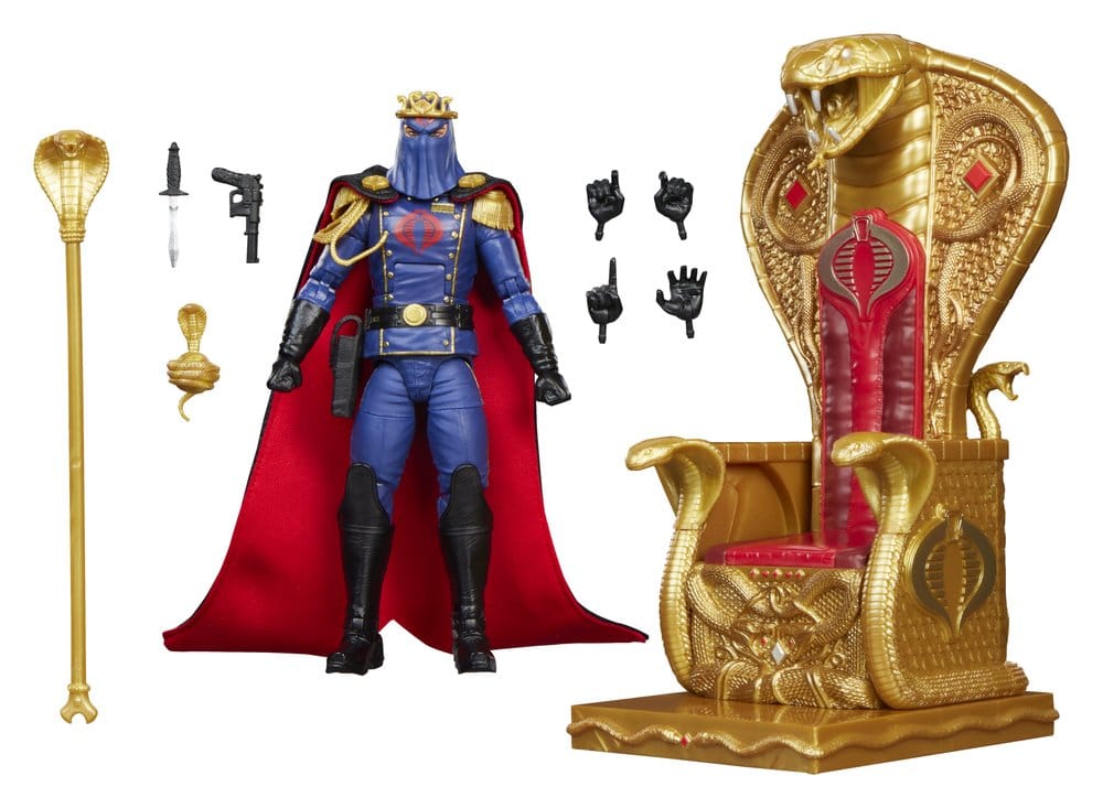 G.I. Joe Classified Series Actionfigur Cobra Commander in Dress Uniform & Throne 15 cm