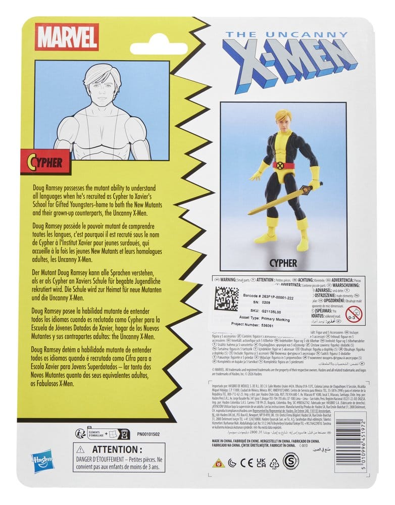 The Uncanny X-Men Marvel Legends Actionfigur Cypher 15 cm