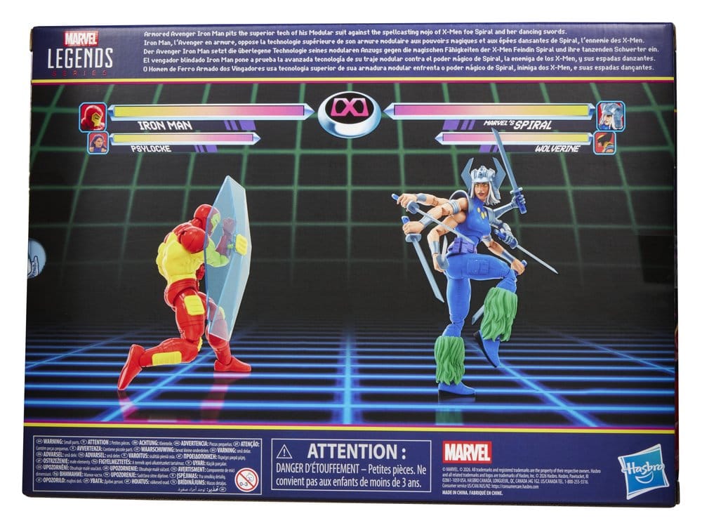 Marvel Games Marvel Legends Actionfiguren 2er-Pack Iron Man & Marvel's Spiral 15 cm