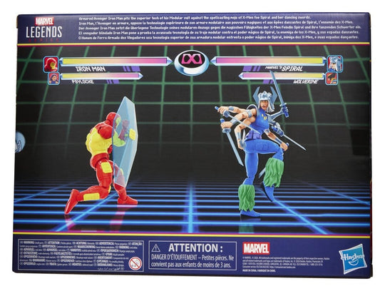 Marvel Games Marvel Legends Actionfiguren 2er-Pack Iron Man & Marvel's Spiral 15 cm