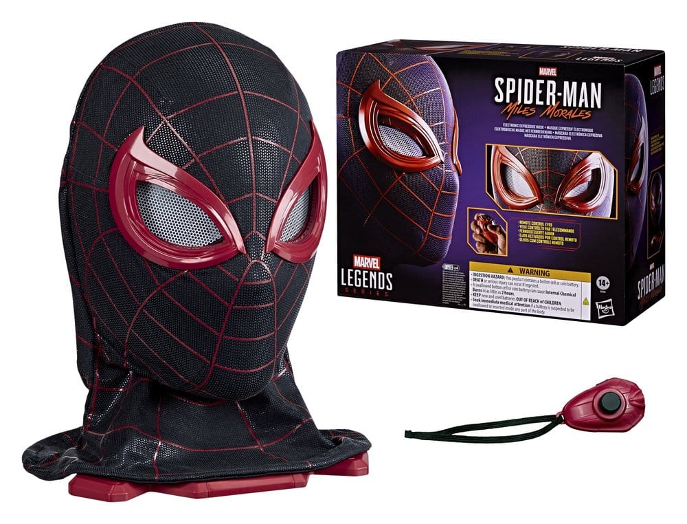 Spider-Man: Miles Morales Marvel Legends Elektronische Maske mit Fernbedienung