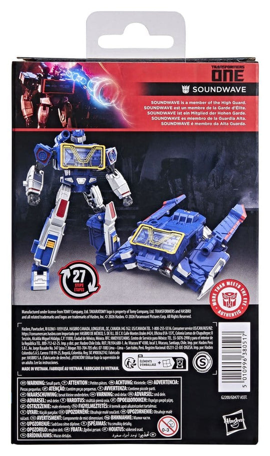 Transformers One Studio Series Deluxe Class Actionfigur Soundwave 13 cm