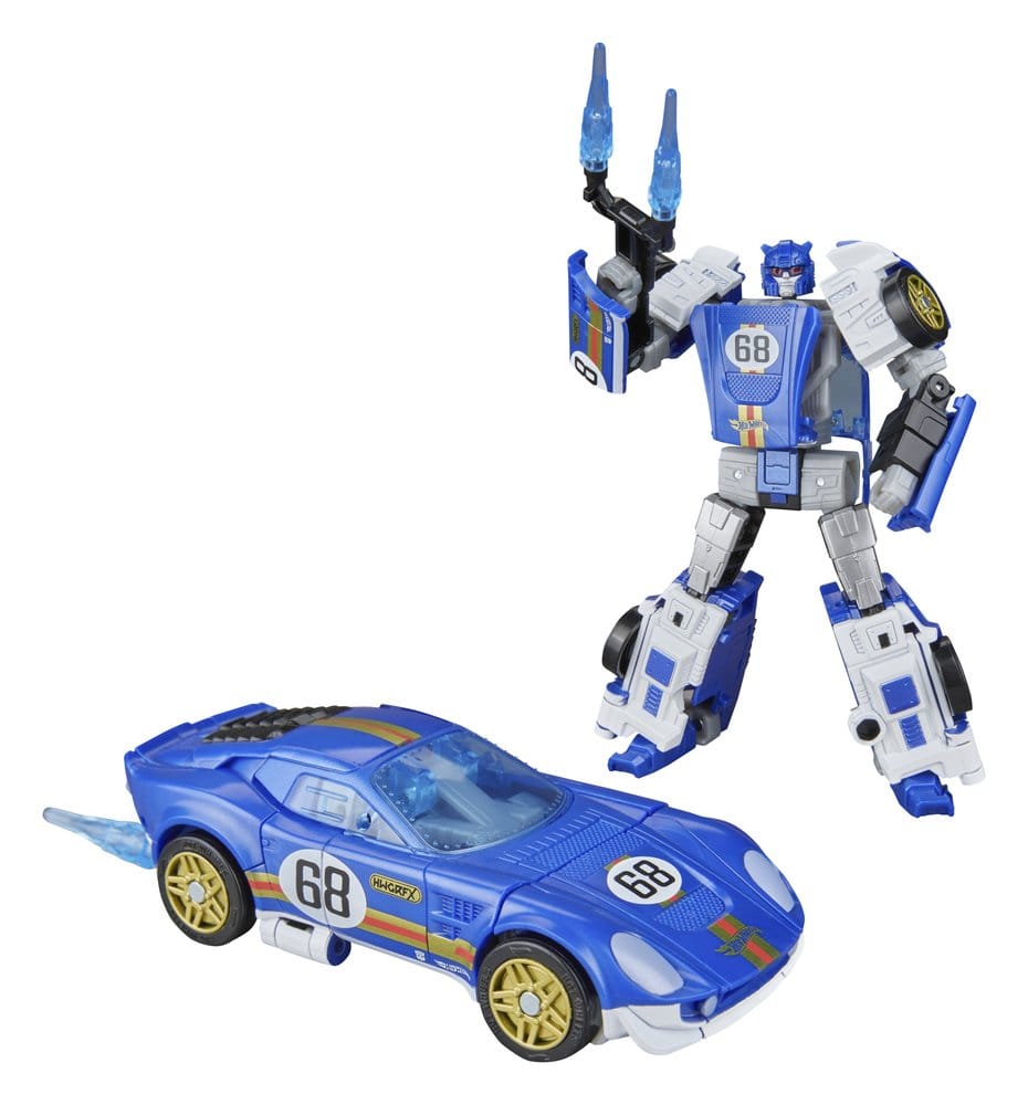 Transformers x Hot Wheels Collaborative Deluxe Class Actionfigur El Segundo Coupe 13 cm