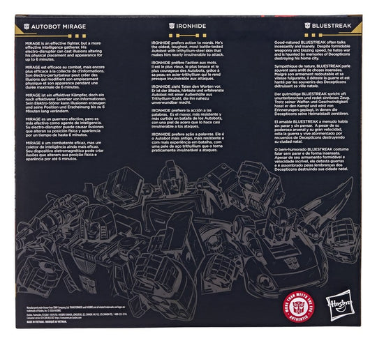 Transformers Age of the Primes Actionfiguren 3er-Pack Autobot Mirage & Bluestreak & Ironhide