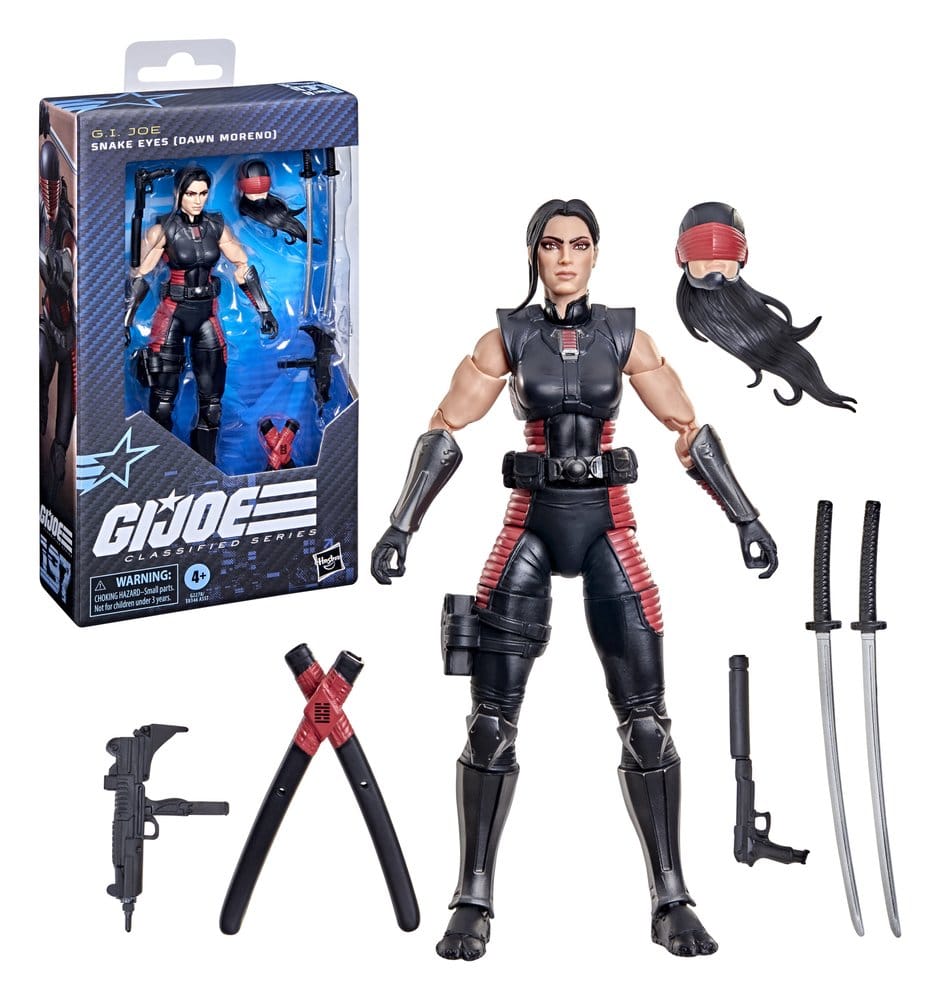G.I. Joe Classified Series Actionfigur Snake Eyes (Dawn Moreno) 15 cm