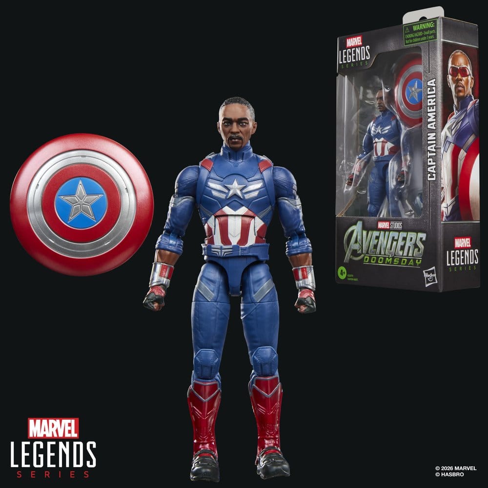 Avengers: Doomsday Marvel Legends Actionfigur Captain America 15 cm