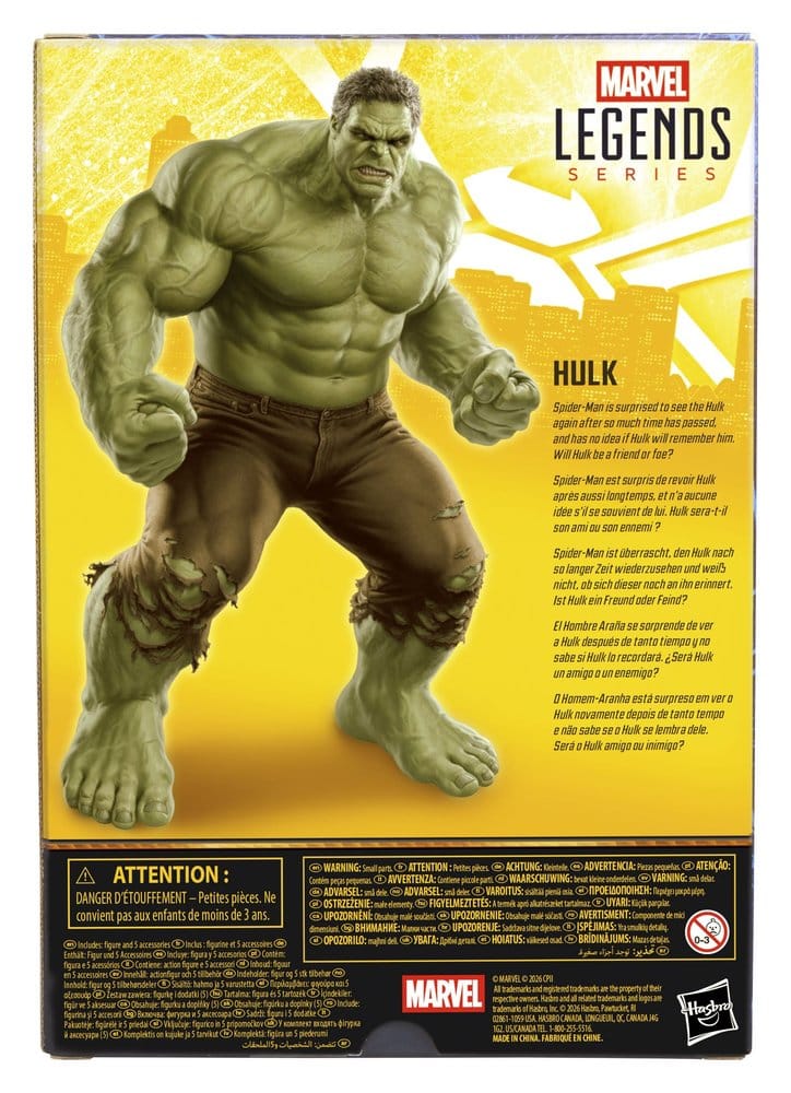 Spider-Man: Brand New Day Marvel Legends Actionfigur Hulk 20 cm