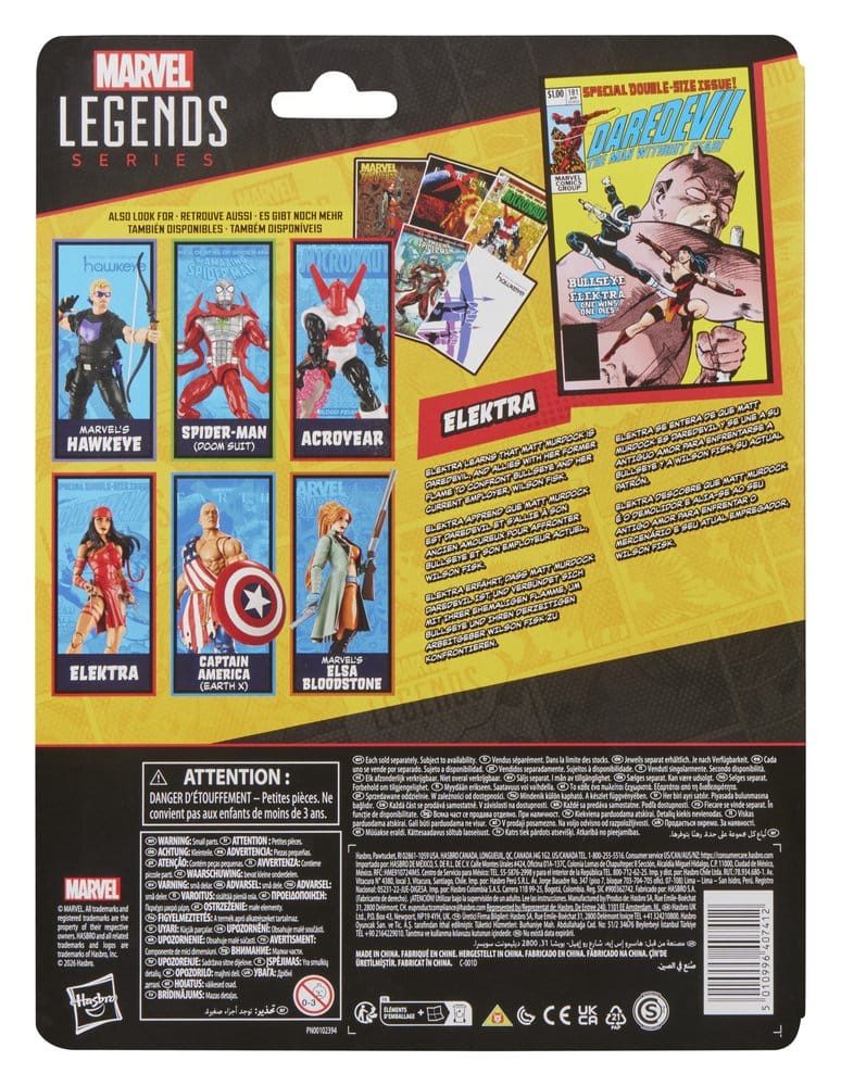Elektra Marvel Legends Actionfigur Elektra 15 cm