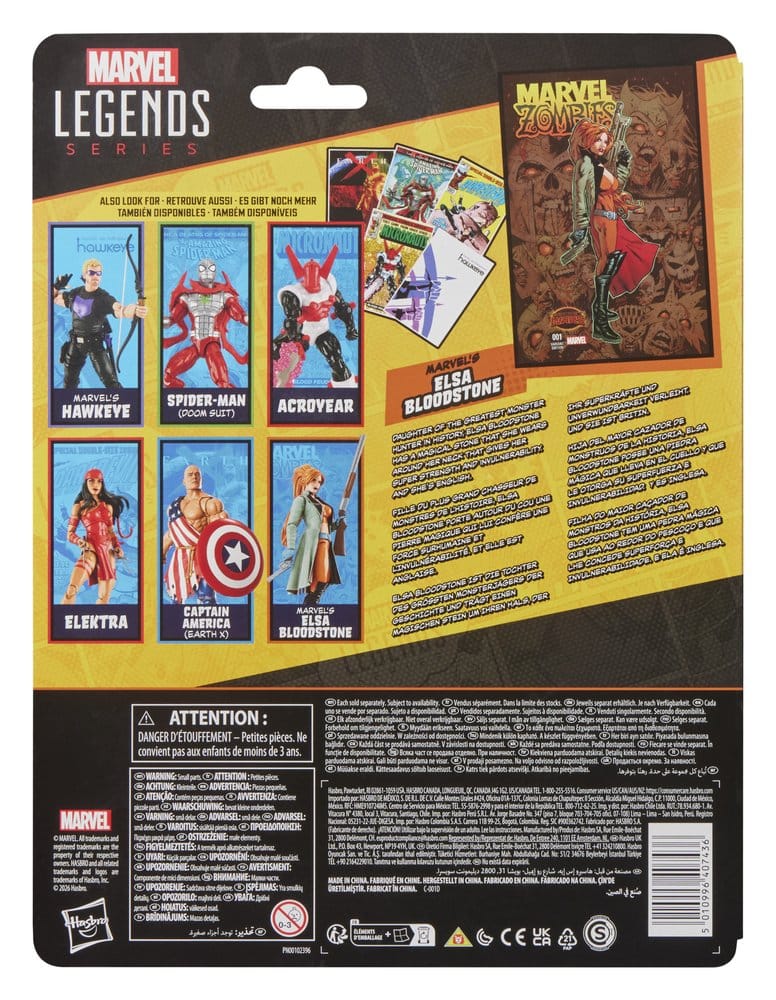 Marvel Zombies Marvel Legends Actionfigur Marvel's Elsa Bloodstone 15 cm