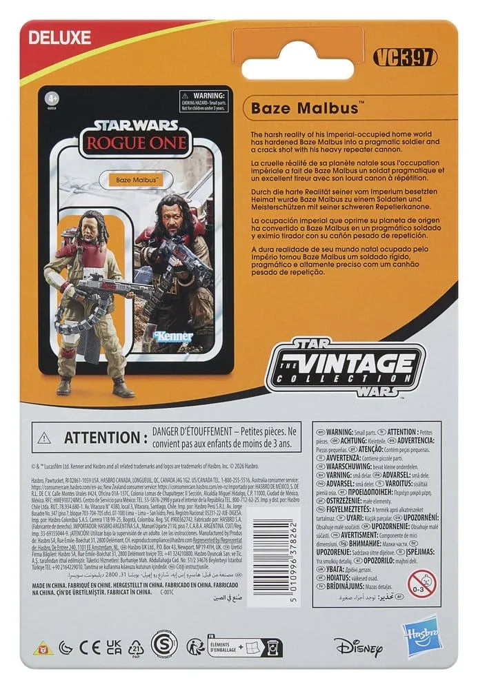 Star Wars: Rogue One Vintage Collection Actionfigur Baze Malbus 10 cm