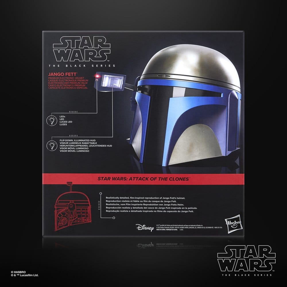 Star Wars Episode II Black Series Elektronischer Helm Jango Fett