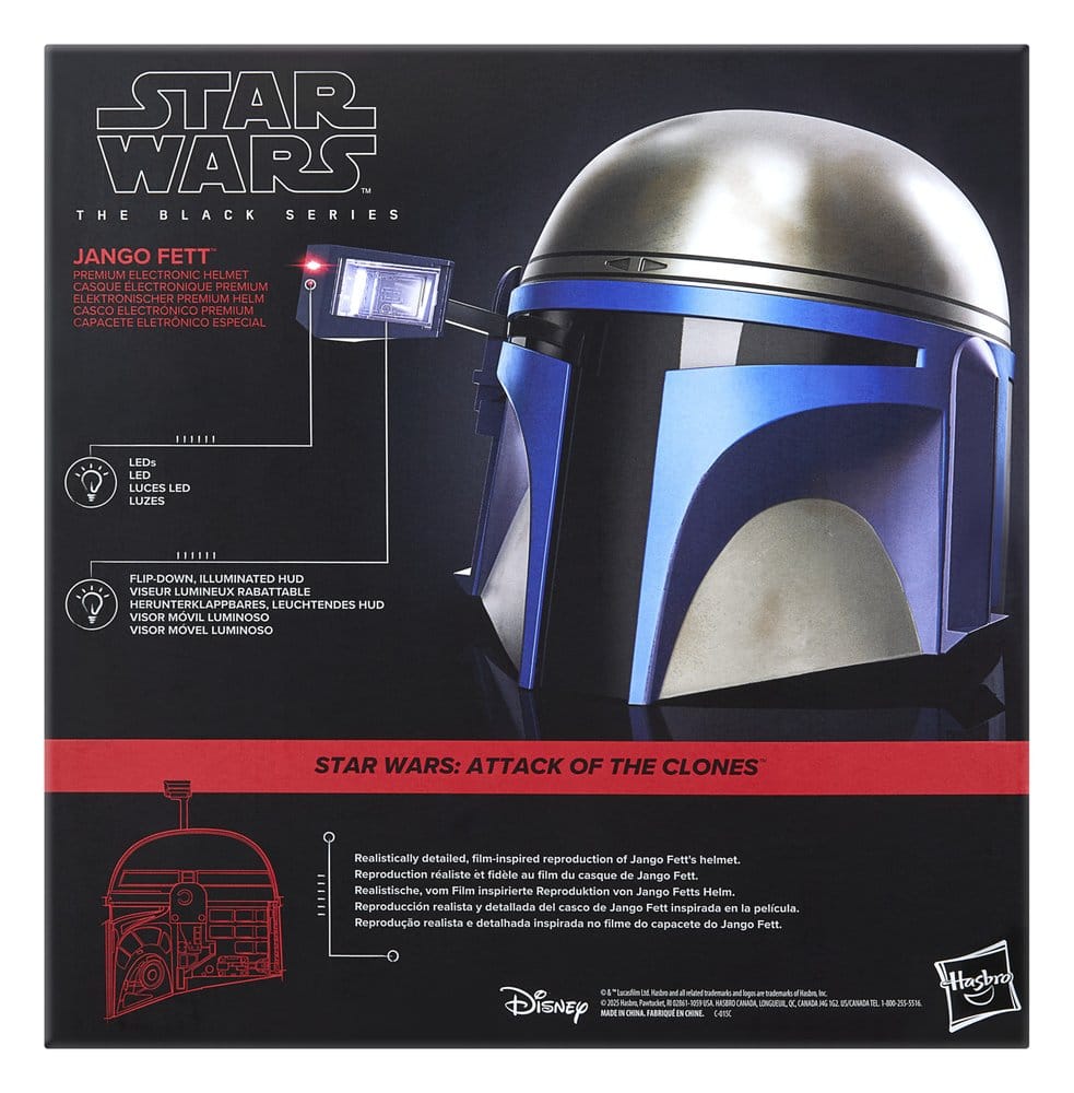 Star Wars Episode II Black Series Elektronischer Helm Jango Fett