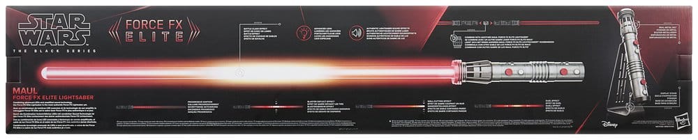 Star Wars: Maul - Shadow Lord Black Series Replik Force FX Elite Lichtschwert Maul