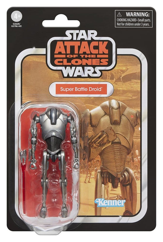 Star Wars Episode II Vintage Collection Actionfigur Super Battle Droid 10 cm