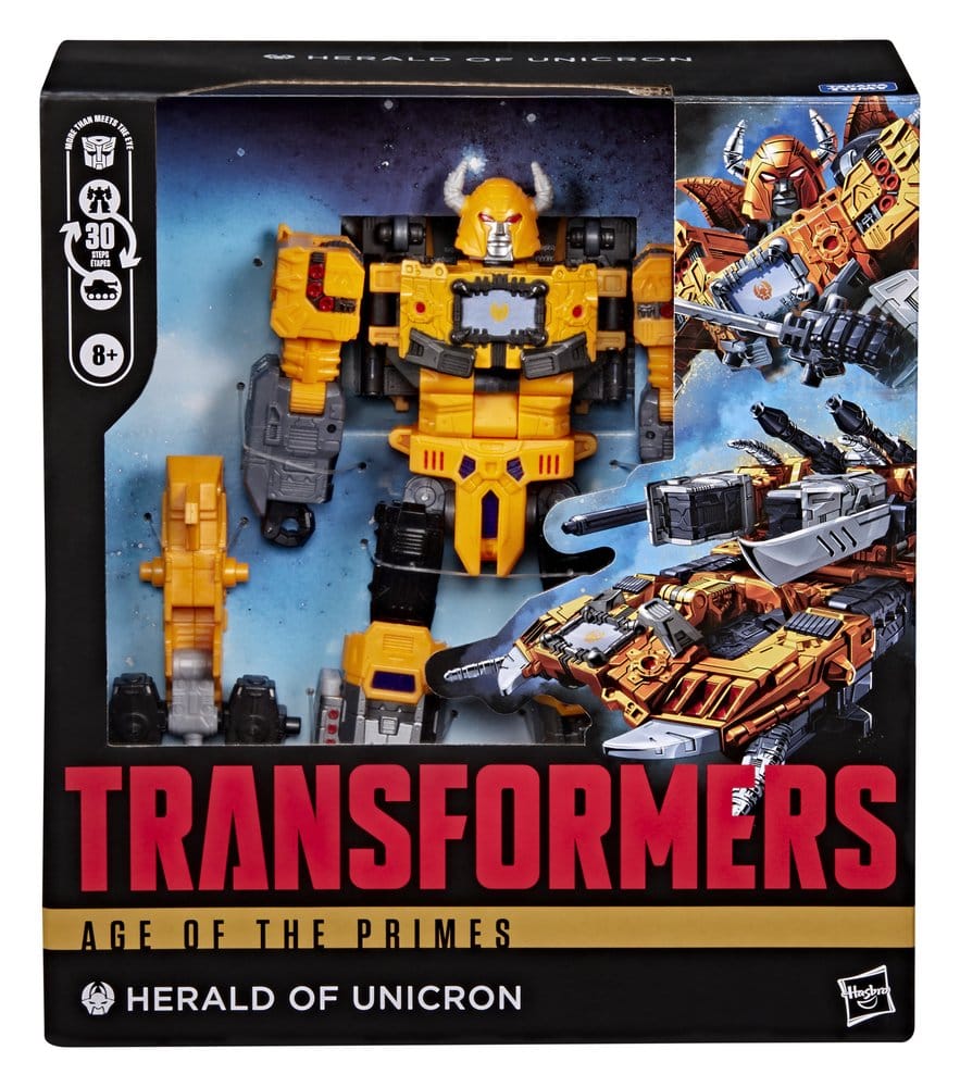 Transformers Age of the Primes Leader Class Actionfigur Herald of Unicron 19 cm