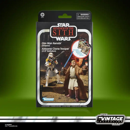 Star Wars Episode III Vintage Collection Actionfiguren 2er-Pack Obi-Wan Kenobi & Airborne Clone Trooper 10 cm