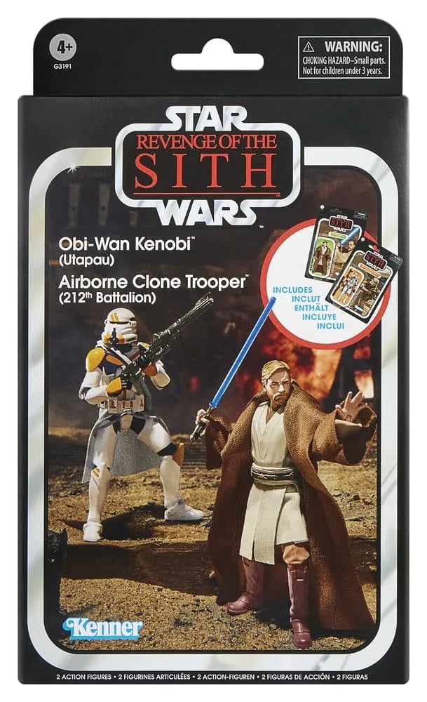 Star Wars Episode III Vintage Collection Actionfiguren 2er-Pack Obi-Wan Kenobi & Airborne Clone Trooper 10 cm