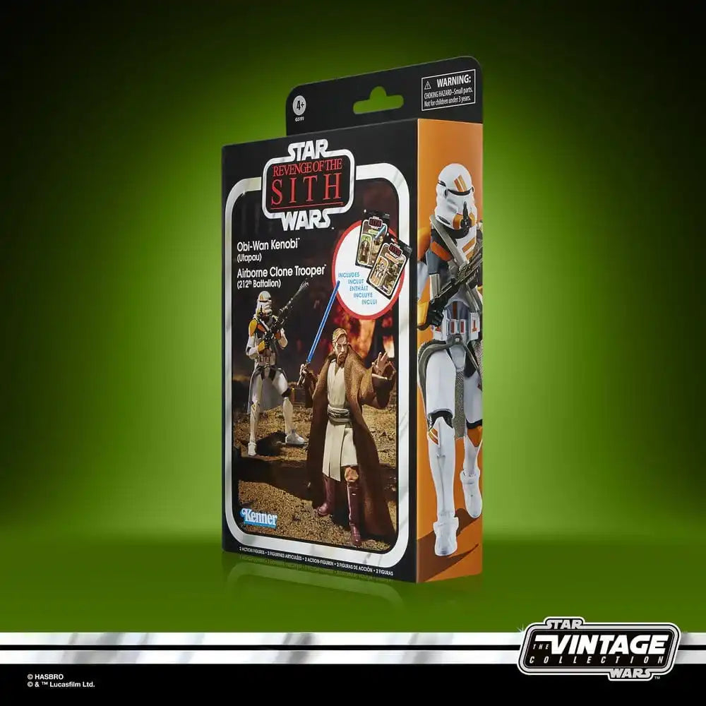 Star Wars Episode III Vintage Collection Actionfiguren 2er-Pack Obi-Wan Kenobi & Airborne Clone Trooper 10 cm