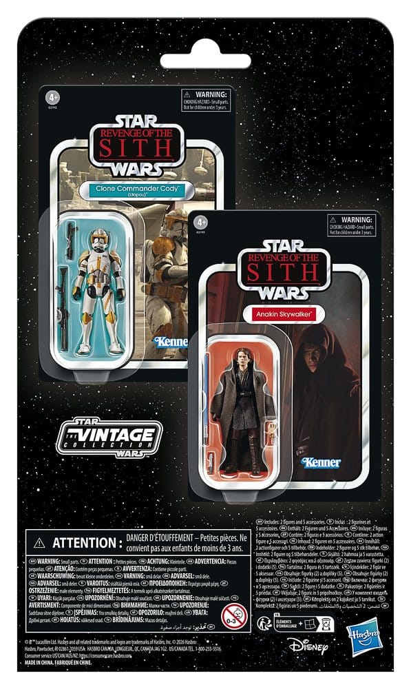 Star Wars Episode III Vintage Collection Actionfiguren 2er-Pack Anakin Skywalker & Clone Commander Cody (Utapau) 10 cm