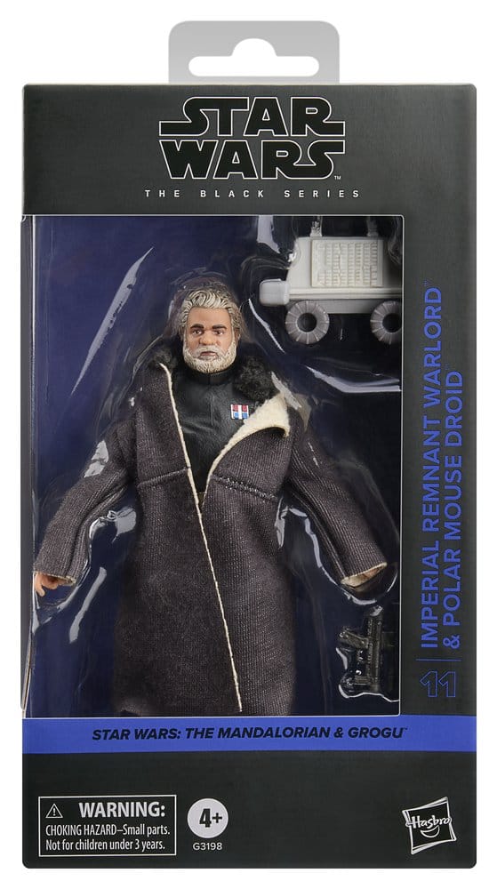 Star Wars: The Mandalorian & Grogu Black Series Actionfigur Imperial Remnant Warlord & Polar Mouse Droid 15 cm