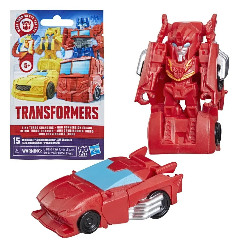 Transformers Mini-Actionfiguren 4 cm Tiny Turbo Changers Blind Box Display (24)