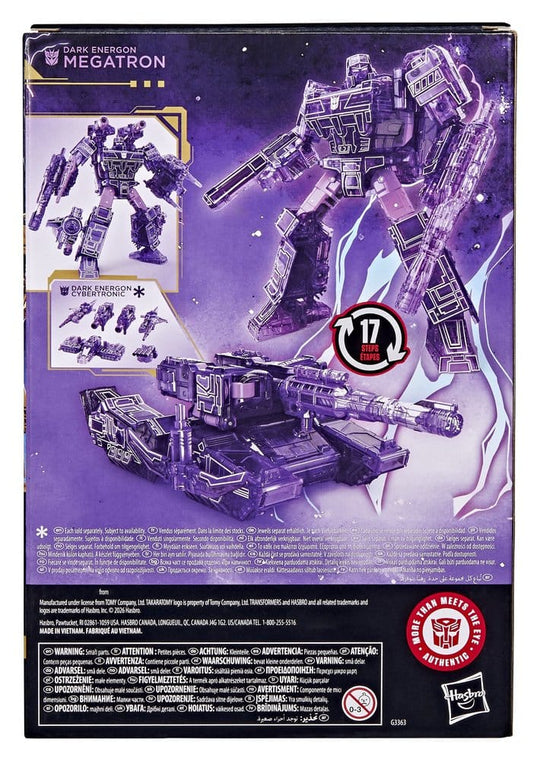 Transformers Age of the Primes Voyager Class Actionfigur Dark Energon Megatron 17 cm
