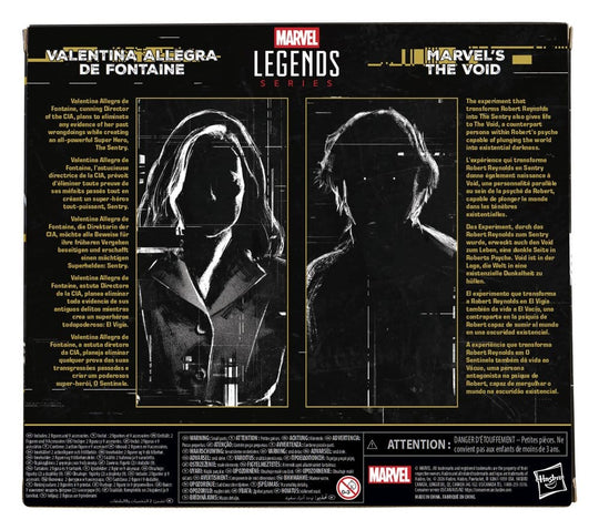 Thunderbolts Marvel Legends Actionfiguren 2er-Pack Valentina Allegra de Fontaine & Marvel's The Void 15 cm