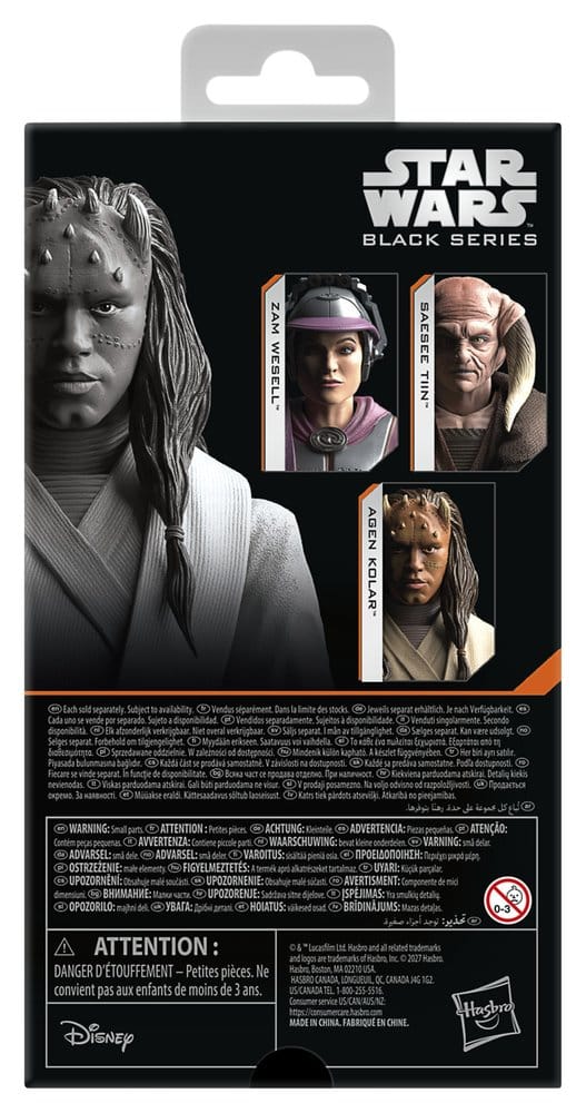 Star Wars Episode II Black Series Actionfigur Agen Kolar 15 cm