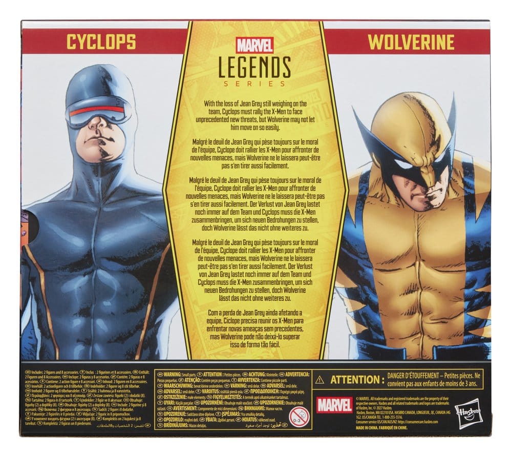 Astonishing X-Men Marvel Legends Actionfiguren 2er-Pack Cyclops & Wolverine 15 cm