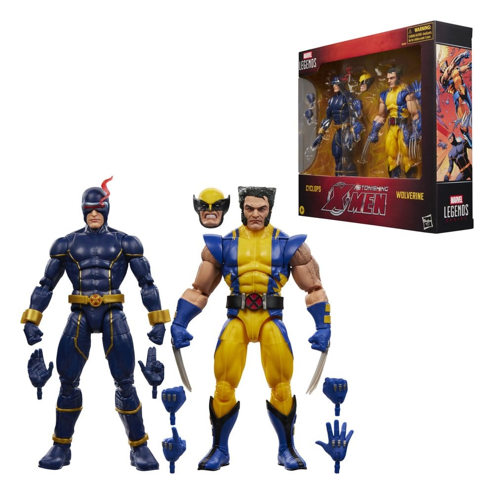 Astonishing X-Men Marvel Legends Actionfiguren 2er-Pack Cyclops & Wolverine 15 cm