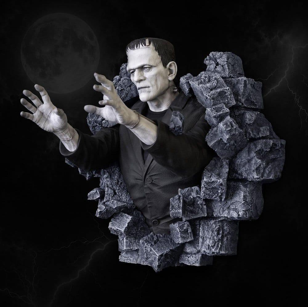 Frankenstein Wandskulptur Classic Horror Edition Lifesize 94 cm