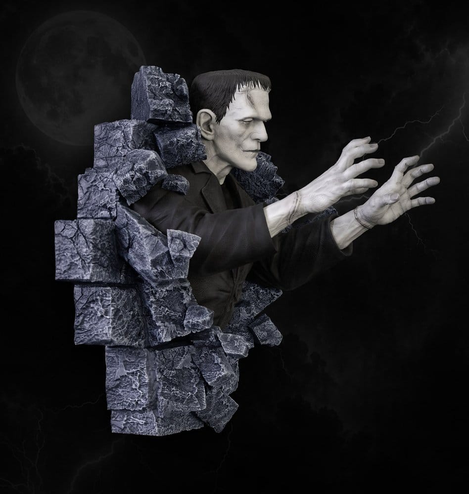 Frankenstein Wandskulptur Classic Horror Edition Half Scale 48 cm