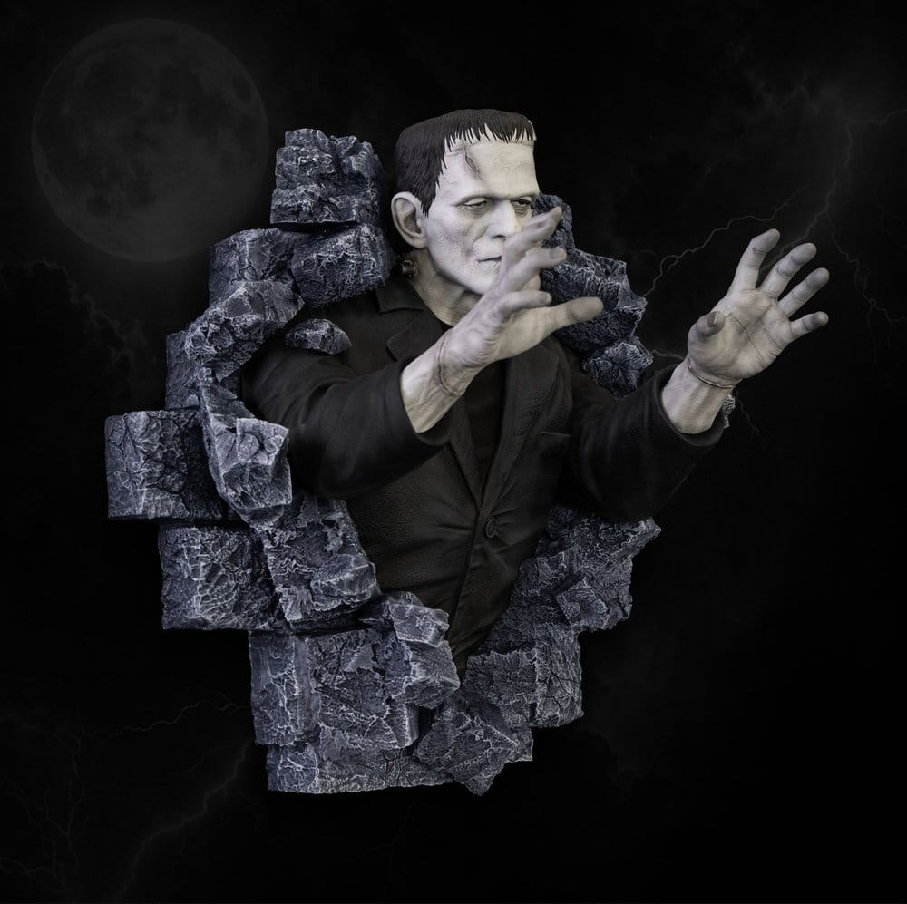 Frankenstein Wandskulptur Classic Horror Edition Half Scale 48 cm