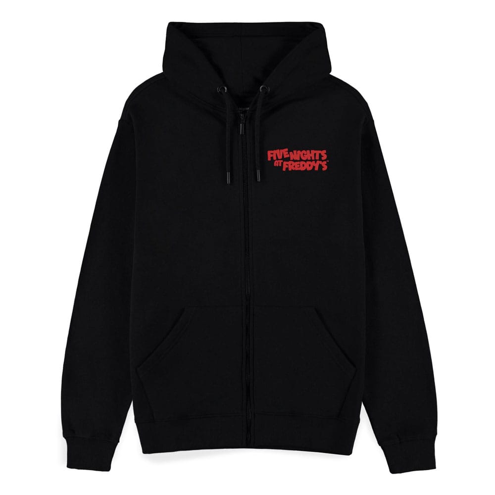 Five Nights at Freddy's Kapuzenpullover mit Reißverschluß Can You Survive Größe XL