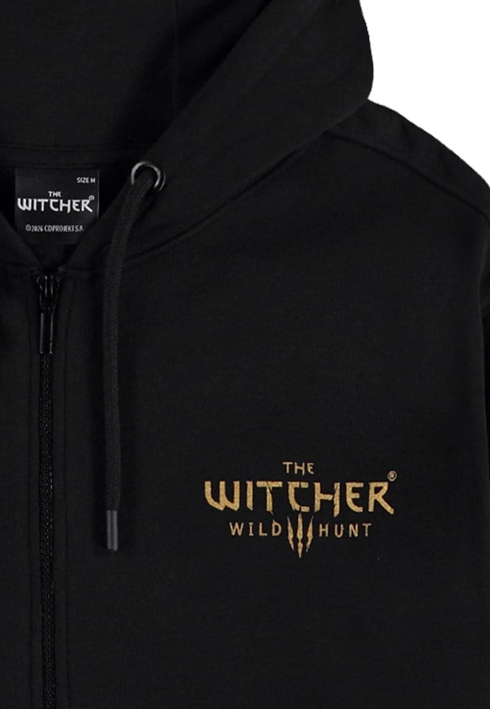 The Witcher Kapuzenpullover mit Reißverschluss The Wild Hunt XL