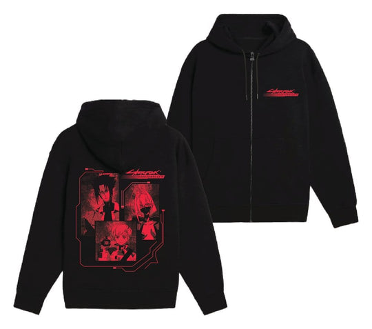 Cyberpunk Edgerunners 2 Kapuzenjacke mit Reißverschluß Key Characters L