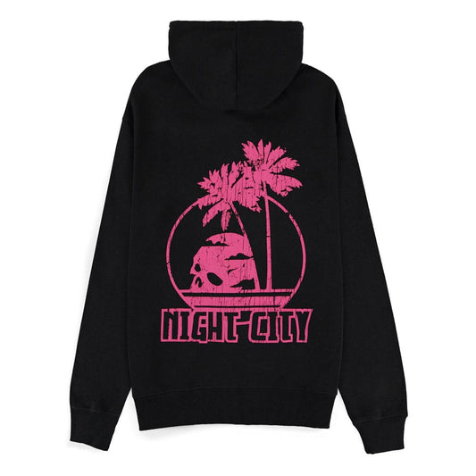 Cyberpunk 2077 Kapuzenpullover mit Reißverschluß Night City Größe L