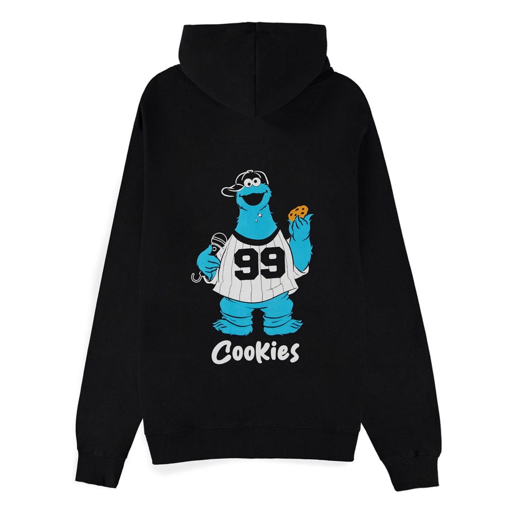 Sesamstraße Kapuzenpullover mit Reißverschluß Krümelmonster 99 Cookies