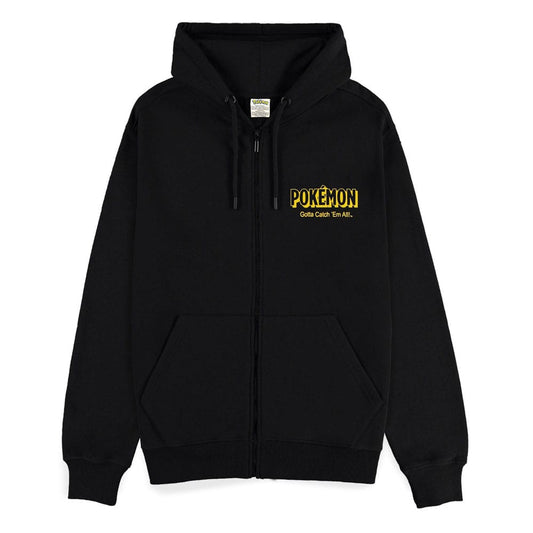 Pokémon Kapuzenpullover mit Reißverschluß Pikachu Größe S