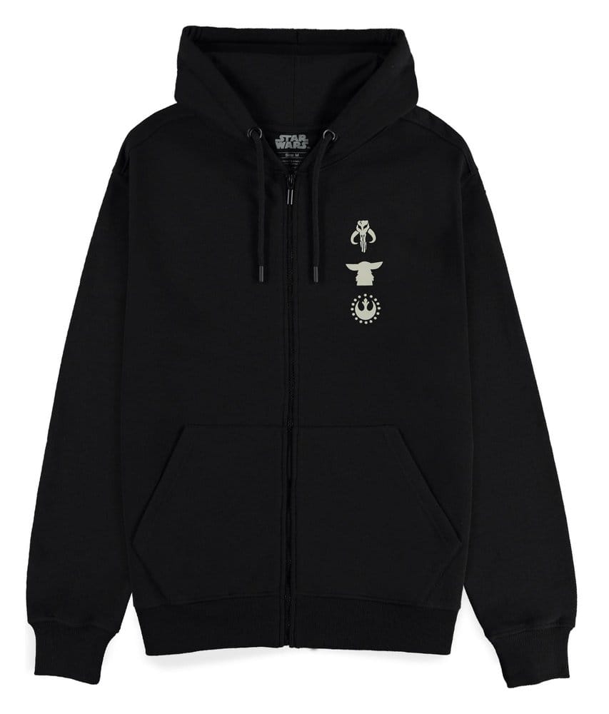 Star Wars: The Mandalorian & Grogu Kapuzenjacke mit Reißverschluß Mythosaur skull Größe S