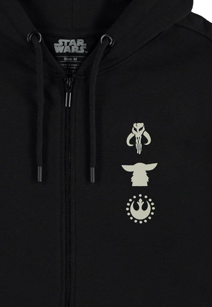 Star Wars: The Mandalorian & Grogu Kapuzenjacke mit Reißverschluß Mythosaur skull