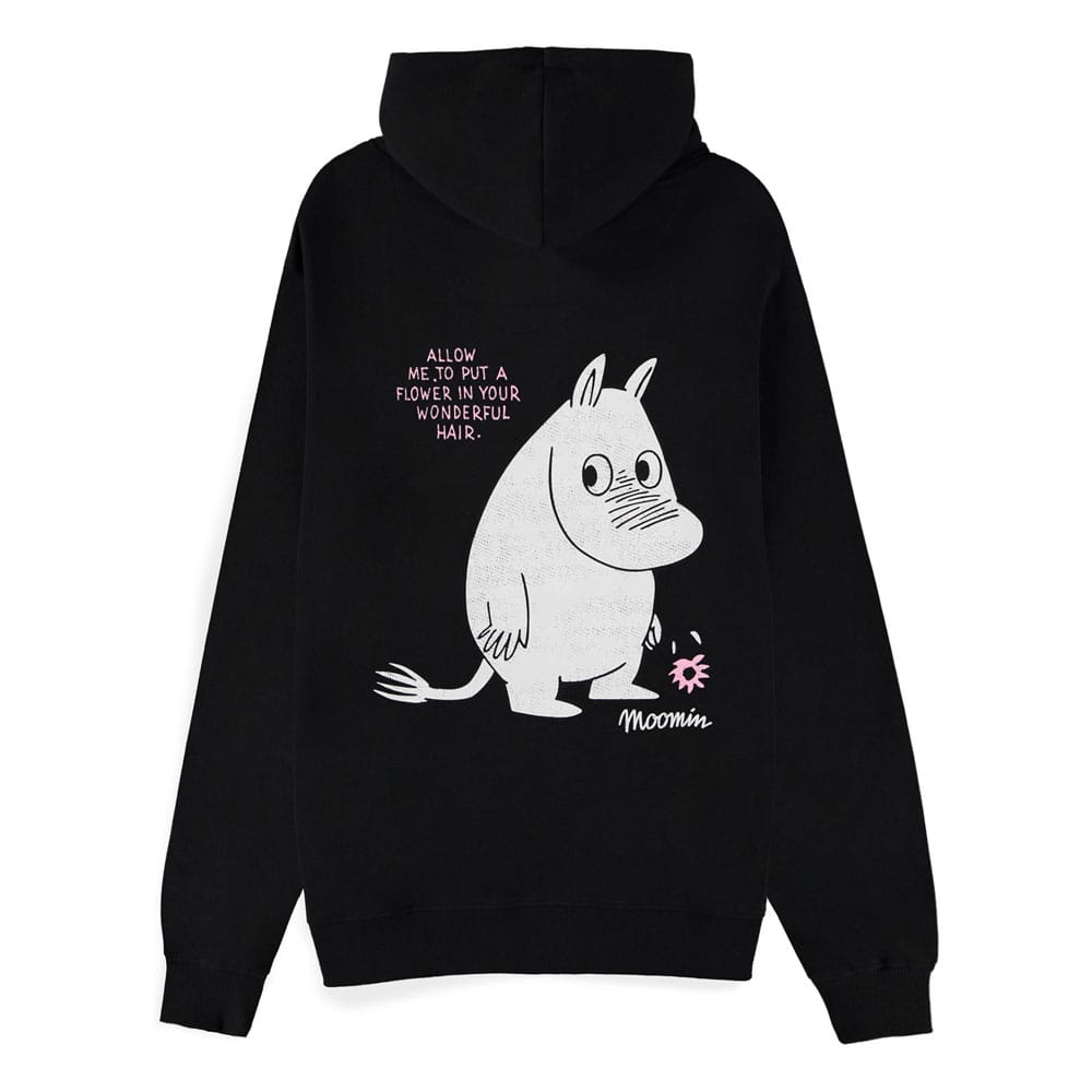 Mumins Kapuzenpullover mit Reißverschluß Flower
