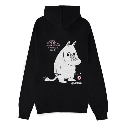 Mumins Kapuzenpullover mit Reißverschluß Flower