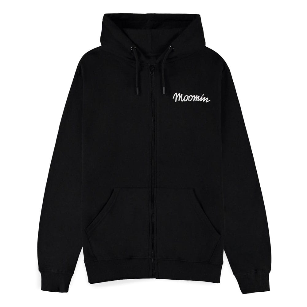 Mumins Kapuzenpullover mit Reißverschluß Flower