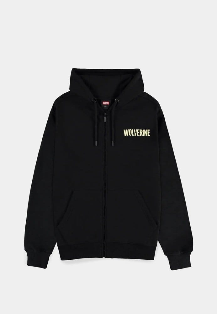 Marvel Kapuzenjacke mit Reißverschluß Wolverine Black Größe S