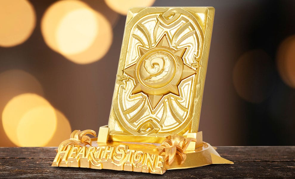 Hearthstone Replika Golden Celebration Card Back 10 cm