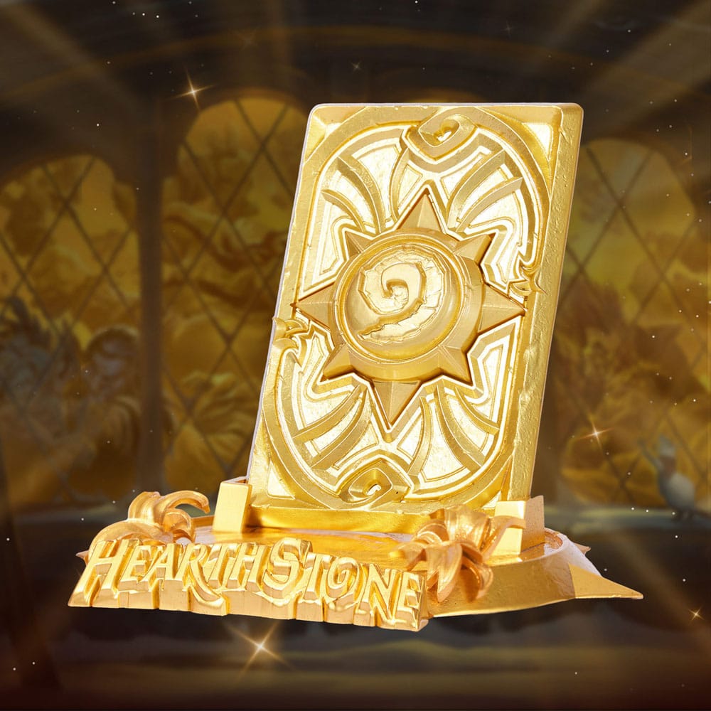 Hearthstone Replika Golden Celebration Card Back 10 cm