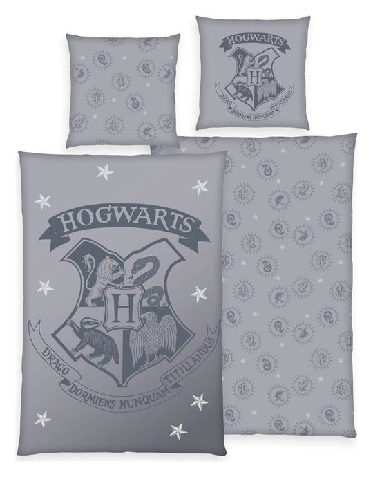 Harry Potter Bettwäsche Mystical Gray 135 x 200 cm